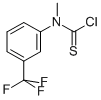 N-METHYL-N-(3-TRIFLUOROMETHYLPHENYL)-THIOCARBAMOYL CHLORIDE Struktur