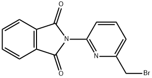 2-(6-BROMOMETHYL-PYRIDIN-2-YL)-ISOINDOLE-1,3-DIONE Struktur