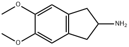 5,6-DIMETHOXY-2,3-DIHYDRO-1H-INDEN-2-AMINE Struktur