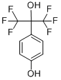 1,1,1,3,3,3-HEXAFLUORO-2-(4-HYDROXYPHENYL)PROPAN-2-OL Struktur