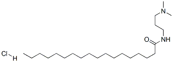 N-[3-(dimethylamino)propyl]stearamide monohydrochloride Struktur