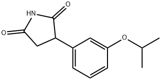 3-(3-propan-2-yloxyphenyl)pyrrolidine-2,5-dione Struktur