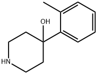 4-(2-methylphenyl)-4-piperidinol Struktur