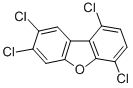 1,4,7,8-TETRACHLORODIBENZOFURAN Struktur