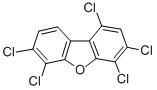 1,3,4,6,7-PENTACHLORODIBENZOFURAN Struktur