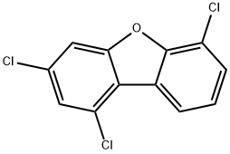 1,3,6-TRICHLORODIBENZOFURAN Struktur