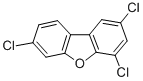 2,4,7-TRICHLORODIBENZOFURAN Struktur