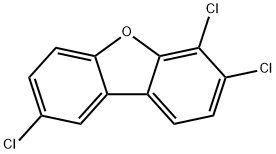 2,6,7-trichlorodibenzofuran Struktur