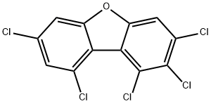 1,2,3,7,9-PENTACHLORODIBENZOFURAN Struktur