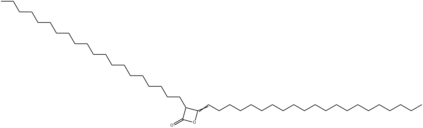 2-Oxetanone, 3-eicosyl, 4-heneicosylidene Struktur