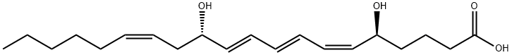 12-EPI LEUKOTRIENE B4, 83709-73-3, 結(jié)構(gòu)式