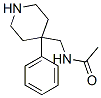 N-[(4-phenyl-4-piperidinyl)methyl]acetamide Struktur