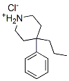 4-phenyl-4-propylpiperidinium chloride Struktur