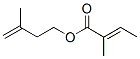 3-methyl-3-butenyl 2-methylcrotonate Struktur