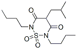 2,6-dibutyl-4-(2-methylpropyl)-2H-1,2,6-thiadiazine-3,5(4H,6H)-dione 1,1-dioxide  Struktur