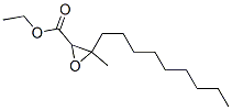 ethyl 3-methyl-3-nonyloxirane-2-carboxylate Struktur