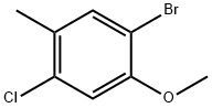 3-bromo-6-chloro-2-methoxytoluene Struktur