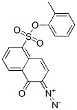 o-tolyl 6-diazo-5,6-dihydro-5-oxonaphthalene-1-sulphonate Struktur