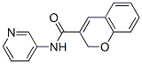 N-pyridin-3-yl-2H-chromene-3-carboxamide Struktur