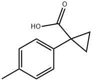 1-(4-Methylphenyl)-1-cyclopropanecarboxylic acid Struktur