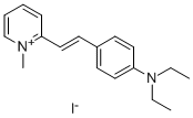 2-(4-DIETHYLAMINOSTYRYL)-1-METHYLPYRIDINIUM IODIDE Struktur