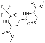 N-(N-TRIFLUOROACETYL-L-G-GLUTAMYL)-L-CYSTEINE DIMETHYL ESTER Struktur