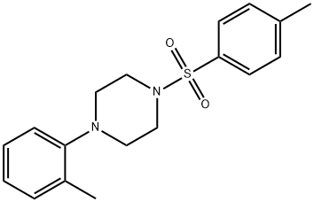 1-(o-tolyl)-4-(p-tolylsulphonyl)piperazine Struktur