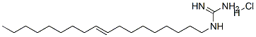 9-octadecenylguanidine monohydrochloride Struktur