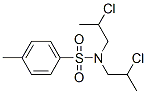 N,N-bis(2-chloropropyl)-p-toluenesulphonamide Struktur