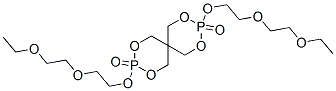 3,9-bis[2-(2-ethoxyethoxy)ethoxy]-2,4,8,10-tetraoxa-3,9-diphosphaspiro[5.5]undecane 3,9-dioxide Struktur