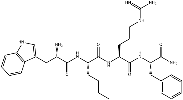 TRP-NLE-ARG-PHE-NH2 Struktur