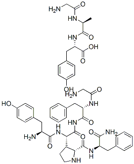 tyrosyl-alanyl glycyl-phenylalaninamide-propyl-phenylalaninamide-glycyl-alanyl-tyrosine Struktur