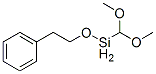 dimethoxymethyl(2-phenylethoxy)silane Struktur