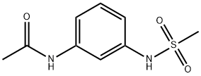 N-{3-[(methylsulfonyl)amino]phenyl}acetamide Struktur