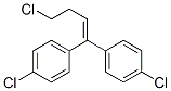 1,1'-(4-chloro-1-buten-1-ylidene)bis(4-chlorobenzene) Struktur