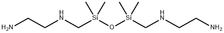 1,3-BIS-(2-AMINOETHYLAMINOMETHYL)TETRAMETHYLDISILOXANE Struktur