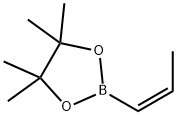 4,4,5,5-Tetramethyl-2-((Z)-1-propenyl)-1,3,2-dioxaborolane Struktur