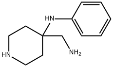 4-(phenylamino)piperidine-4-methylamine Struktur