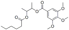 3-hexanoyloxybutan-2-yl 3,4,5-trimethoxybenzoate Struktur