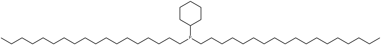 cyclohexyldioctadecylphosphine Struktur