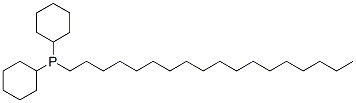 dicyclohexyloctadecylphosphine Struktur