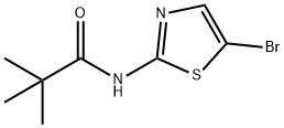 Propanamide,  N-(5-bromo-2-thiazolyl)-2,2-dimethyl- Struktur