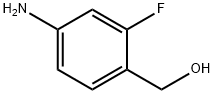 Benzenemethanol, 4-amino-2-fluoro- (9CI) Struktur