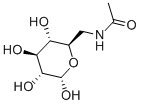 6-Acetamido-6-deoxy-ALPHA-D-glucopyranose Struktur