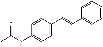 TRANS-4-ACETYL-AMINOSTILBENE Struktur