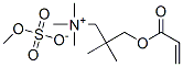 2,2-dimethyl-3-[(1-oxoallyl)oxy]propyltrimethylammonium methyl sulphate Struktur