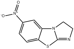 2,3-dihydro-6-nitroimidazo[2,1-b]benzothiazole  Struktur