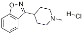 3-(1-Methyl-4-piperidinyl)-1,2-benzisoxazole Hydrochloride Struktur