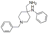 1-benzyl-4-(phenylamino)piperidine-4-methylamine Struktur