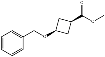 Cyclobutanecarboxylic acid, 3-(phenylmethoxy)-, methyl ester, cis-, 84182-49-0, 結(jié)構(gòu)式